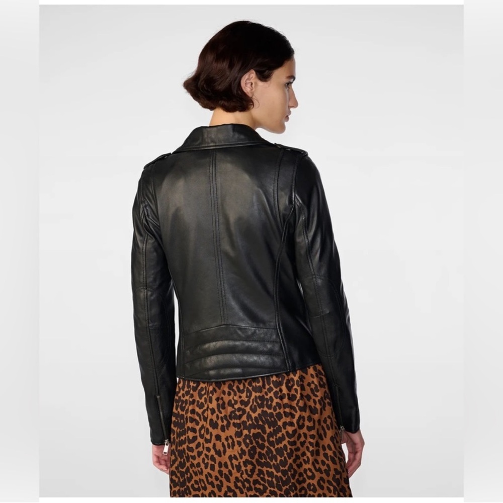Wilsons Leather Sleek Black Jacket - Picture 5 of 16